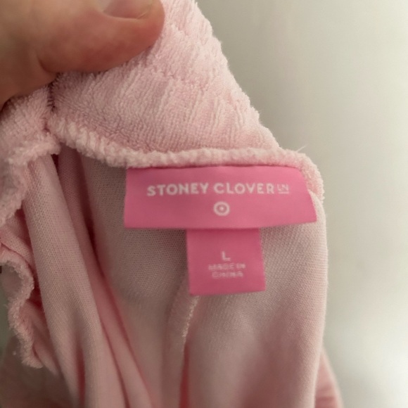 STONEY CLOVER LANE x TARGET PINK JOGGER SWEATPANTS SIZE LARGE L - Picture 8 of 8